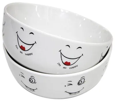 Produktbild von Müslischale mit Gesicht Ø13,5cm, Keramik