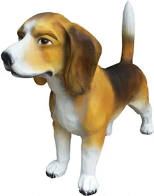 Produktbild von Hund Lebensgroße Figur Dekoration Statuen Skulptur Garten Deko Figuren 73cm neu
