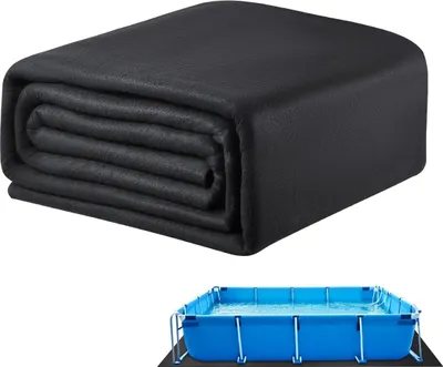 Produktbild von 12 x 24 ft rechteckige Poolfolie Hochleistungs-Poolmatte Verhindert Durchstiche