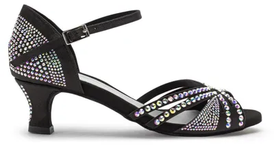 Produktbild von Dancing Queens Sparkle Shine Tanzschuhe Satin - Absatz 5.0 cm flare