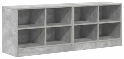 Obrázek produktu pro Zásuvka pod postel s policí 2 pcs Betonově šedá 66 x 33 x 48 cm