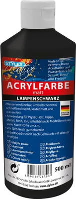 Produktbild von Stylex 28754, 500 ml, Schwarz, Matte, Flasche