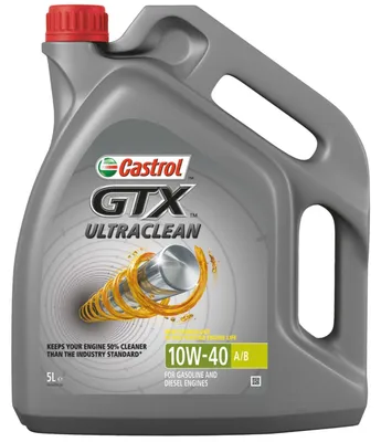 Produktbild von Castrol GTX Ultraclean 5L Kanister Öl Motoröl 10W-40 10W40 für Benzin Diesel PKW