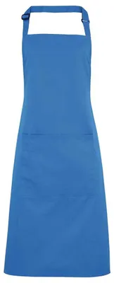 Obrázek produktu pro Premier – „Colours Collection“ zástěra s laclem pro muže/ženy, unisex, kapsa LT5855 (jednotná velikost) (safír)