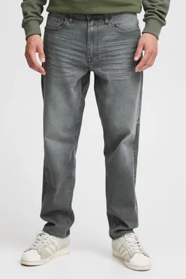 Image de Blend BHGorm Pantalon en jean pour hommes Jeans Denim avec passants pour ceinture Poches de rangement Mélange de coton Regular fit