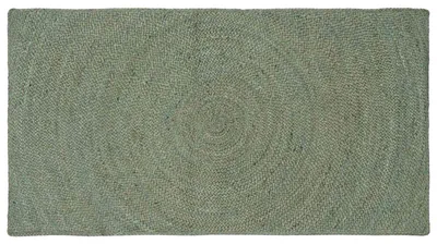 Produktbild von vidaXL Bereichsteppiche Olive Grün 80 x 150 cm Jute