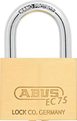 Produktbild von ABUS Vorhangschloss Messing 75 gl. - Schließung -7562, Wendeschlüssel - Vers. Größen