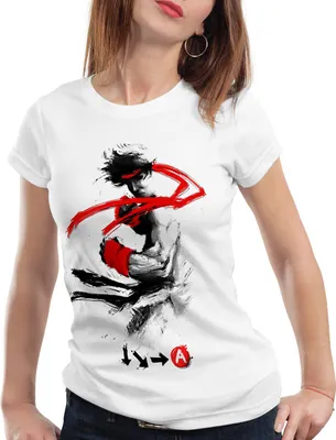 Produktbild von style3 Childhood Hero Fighter Damen T-Shirt final snes ps ps2 ps3 street beat em up arcade, Farbe:Weiß, Größe:L