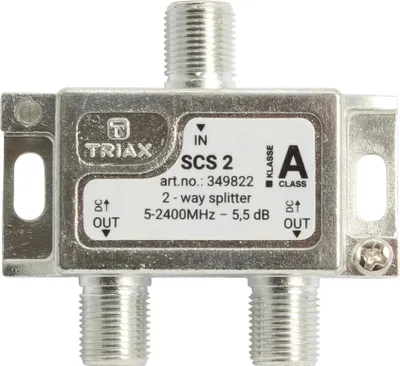 Produktbild von Triax SAT Verteiler 2fach 5-2400MHz 5.5dB