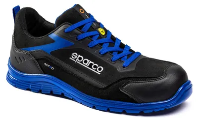 Image de Chaussure de sécurité basse Nitro Advanced Noir/Bleu T.43 - SPARCO - 4502-9