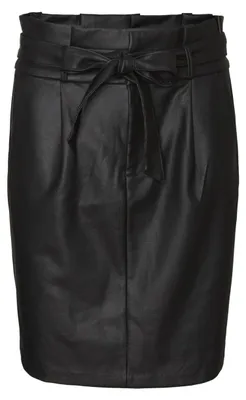 Productafbeelding van Vero Moda Eva Petite, korte rok, zwart, maat S, voor dames, kleur zwart, maat S