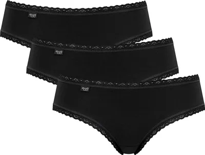 Produktbild von Sloggi Damen 24/7 Baumwolle Lace Hipster| 3er oder 6er Pack