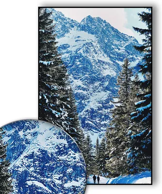 Produktbild von Golden Posters Foto Poster Alpen (70x50cm)