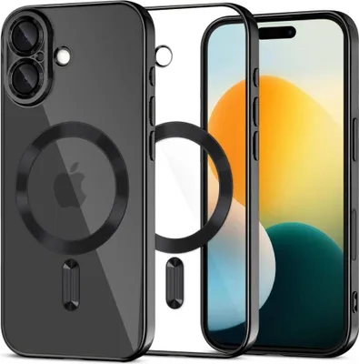 Zdjęcie produktu dla Etui Tech-Protect Magflex Magsafe Na Iphone 17 - Przezroczysto-Czarne