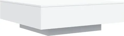 Produktbild von vidaXL Couchtisch mit LED-Leuchten Weiß 100x100x31 cm