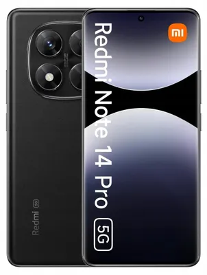 Immagine prodotto di Xiaomi Redmi Note 14 Pro 5G 16.9 cm (6.67") Dual SIM USB Type-C 8 GB 256 GB 5110 mAh Black