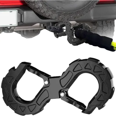 Produktbild von ATV Seilwinde Haken | 3/8 Zoll S-Form Abschleppbügel | Abschleppwinde Haken mit 1500 kg Kapazität für Boot, SUV, Anhänger und LKW