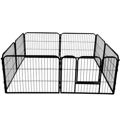 Produktbild von Springos® Freigehege für Kleintiere Faltbar 8-teilig 60 cm hoch