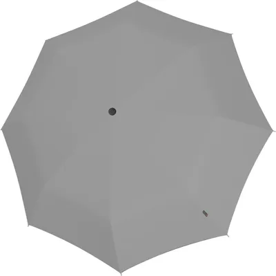 Produktbild von Knirps Taschenregenschirm Regenschirm C.205 Medium Duomatic Solid Rock grau