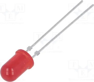 Immagine prodotto di 4 LED, 1-2 mcd, rosso, 50°, TLLR5401, diodi LED a montaggio superficiale (SMD), 5 mm, 5 mm, 2 mA, 1,9-2,4 V