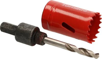 Productafbeelding van KOTARBAU Gatenzaag 30 mm HSS met centreerboor, gatfrees, boorkroon, gatcirkelzaag, zaagkrans voor metaal, roestvrij staal, hout, kunststof