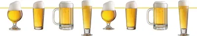 Produktbild von Wimpelkette Bierkrïuge 6 m Bier Fest