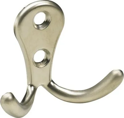Produktbild von Hettich Mantelhaken 4,4 x 5,4 x 2,4 cm Zinkdruckguss vernickelt - 1 Stück