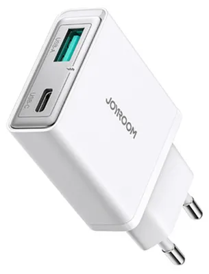 Produktbild von Joyroom Netzladegerät JR-TCF14 (A+C) Super Slim 20W (weiß)