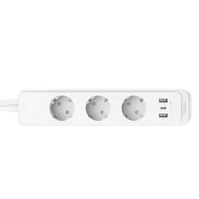 Produktbild von TP-Link Tapo P300 3 AC-Ausgänge Type F (CEE 7/4) 1,5 m 3 2300 W Weiß (TAPO P300)