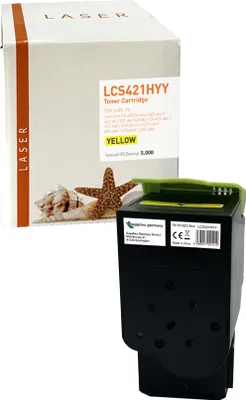 Produktbild von yellow Toner 3.4-78C2XY0 kompatibel mit Lexmark 78C2XY0  Seiten: 5.000