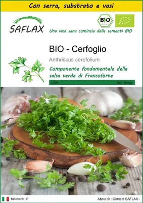 Immagine prodotto di SAFLAX Insieme di coltivazione -- Cerfoglio - 800 semi - Anthriscus