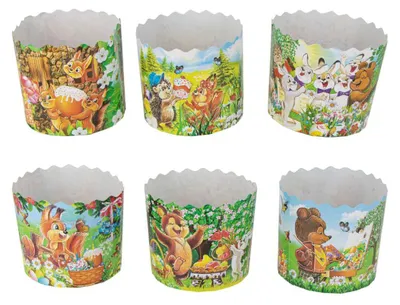 Produktbild von 5 St. Backform-Set für Osterkuchen "Für Kinder"