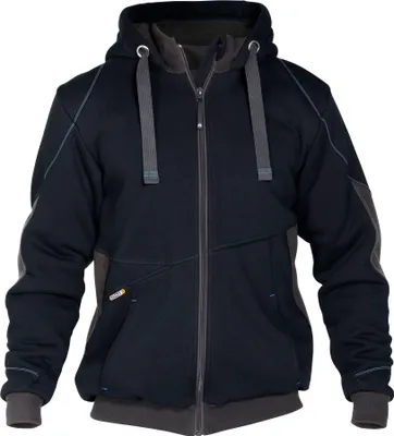 Produktbild von Dassy Sweatshirt-Jacke Pulse COPES80 300400 Gr. 2XL nachtblau/anthrazitgrau