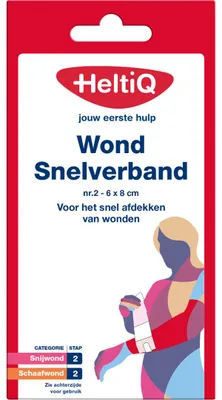 Produktbild von HeltiQ Wondsnelverband Nr. 2, 6 x 8 cm (1 Stück)