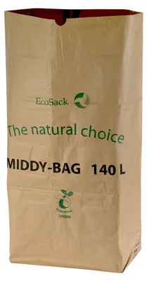 Produktbild von All-Green 140 Liter (140L) kompostierbare Papiermüllsäcke, 10 Müllsäcke