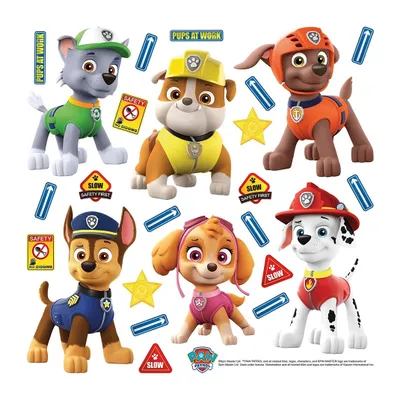 Produktbild von AG Design Wandstickers Paw Patrol, 30 x 30 cm