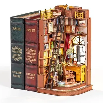 Zdjęcie produktu dla Book nook cichy zakątek miniaturowy zestaw do budowy dla dorosłych