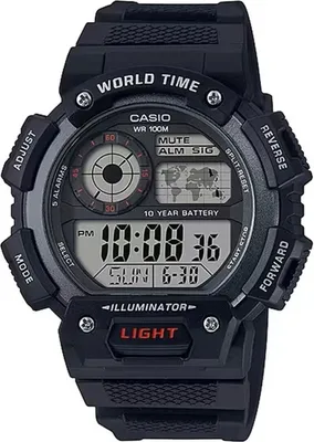 Produktbild von Casio Uhr Illuminator Worldtime AE-1400WH-1AVDF