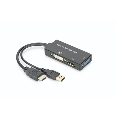 Produktbild von DIGITUS HDMI 3in1 Adapter / Konverter