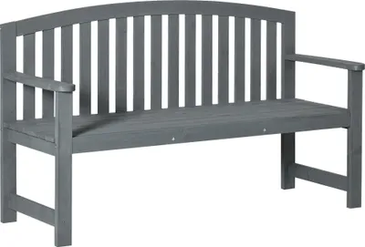 Produktbild von 2-Sitzer-Gartenbank aus Holz, wetterfest, Tragkraft 240 kg