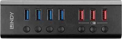 Immagine prodotto di LINDY 4 Port USB 3.0 Hub mit 3 Schnellladeports