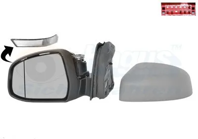 Produktbild von VAN WEZEL 1945807 Außenspiegel Seitenspiegel Links für FORD FOCUS III Turnier Asphärisch Beheizt Grundiert