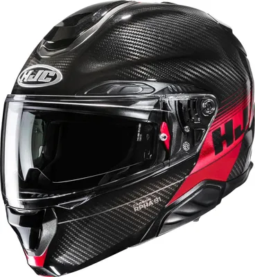 Zdjęcie produktu dla HJC RPHA 91 Carbon Elig MC1 kask z przegrodą Czarna / czerwona L