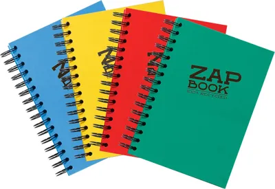 Produktbild von Clairefontaine 5x spiralgebundenes Skizzenbuch A6 160 Blatt sortiert 8353C