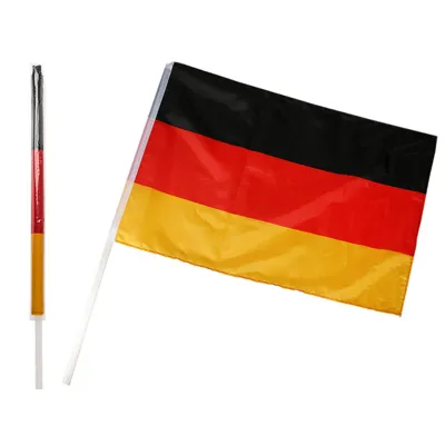 Produktbild von Bundesflagge ca. 60 x 90 cm Deutschlandfahne mit Kunststoffstab