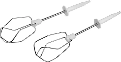 Two beater attachments for a hand mixer, shown against a white background.