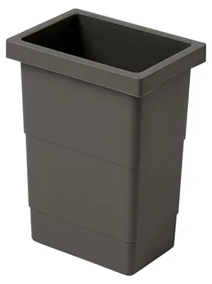 Image de Hailo 2,5 litres Seau intérieur 1129889 gris foncé 155 x 110 x 220 mm