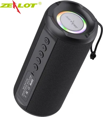 Produktbild von ZEALOT S46 Tragbarer kabelloser Lautsprecher mit BT 5.0-Technologie, IPX5 wasserdichte Lautsprecher, TWS-Serie, Stereo,HiFi-Sound Mobiler Lautsprecher