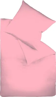 Produktbild von Fleuresse Mako-Satin-Bettwäsche Colours, pink