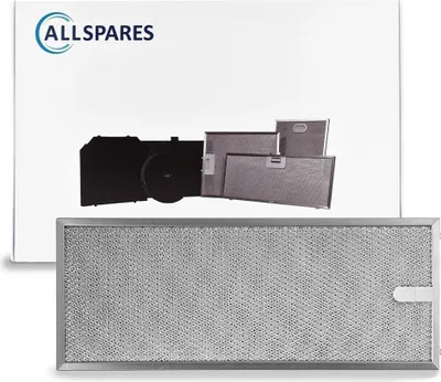 Produktbild von AllSpares Metallfilter für Dunstabzugshauben geeignet für , Novy  563-8035, 140040 (389x153mm)